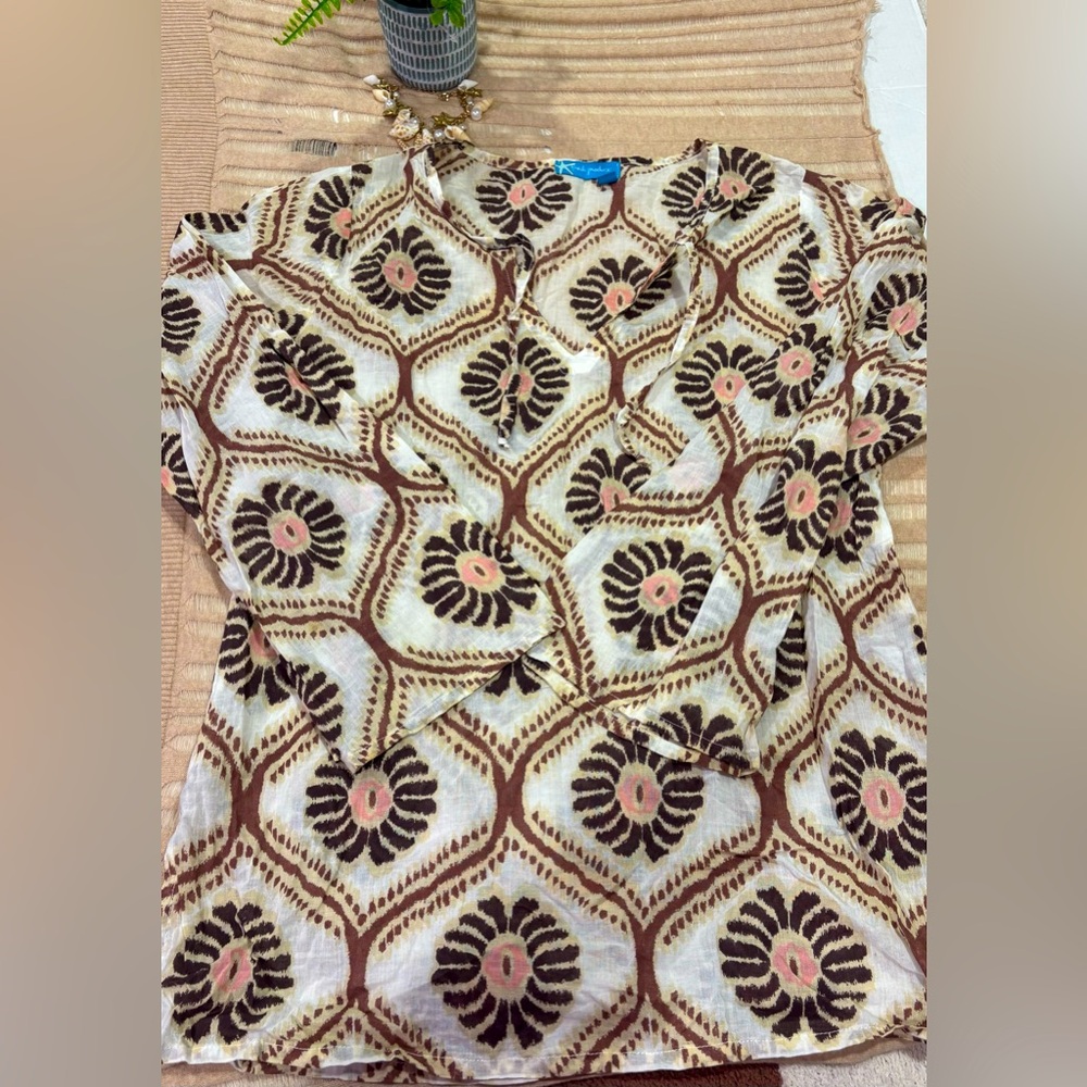 Fresh Produce Boho Bell Sleeve Beach Coverup Woman’s Size XS/SM
